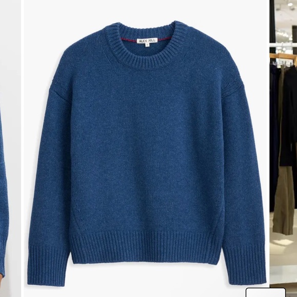 Alex Mill Nottinghill Sweater Crewneck Dark Gray - Picture 4 of 5